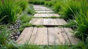 Płyty ogrodowe betonowe drewnopodobne