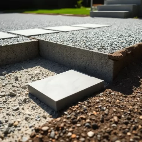 Podbudowa pod taras z płyt betonowych