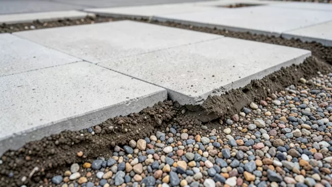 Podbudowa pod taras z płyt betonowych