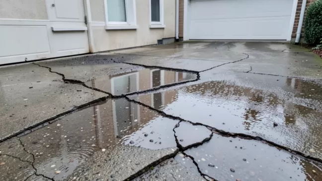 Podjazd betonowy do garażu