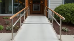 Podjazd dla niepełnosprawnych Warunki techniczne