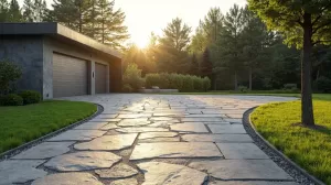 Podjazd z kamienia cena