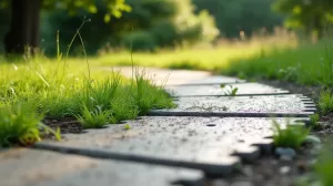 Podjazd z płyt ażurowych