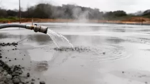 podlewanie płyty fundamentowej
