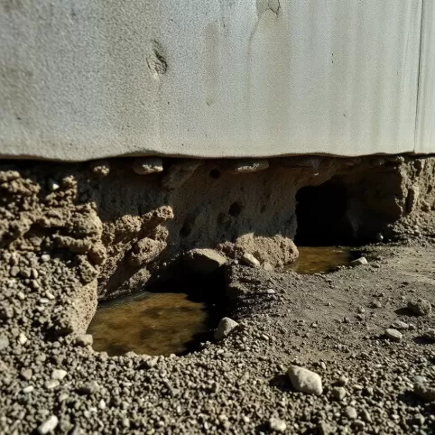 Podmyta płyta fundamentowa