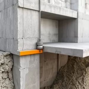 Połączenie ściany szczelinowej z płytą fundamentową