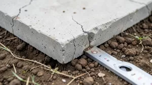 poziomowanie płyt betonowych