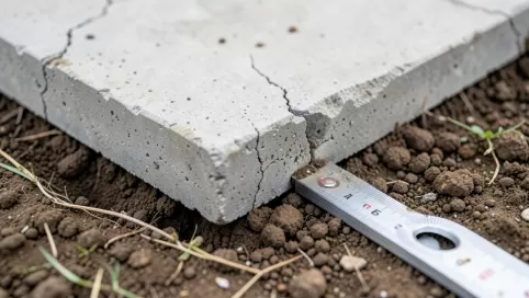 poziomowanie płyt betonowych