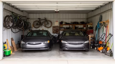 Projekt garażu blaszanego 7x5