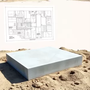 Projekt płyty fundamentowej