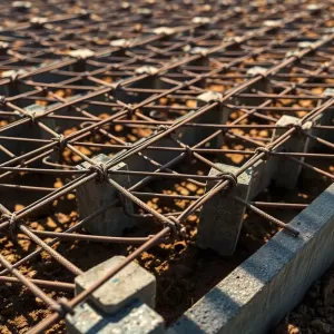 Projekt zbrojenia płyty fundamentowej