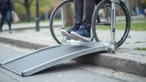 Przenośny podjazd dla wózków inwalidzkich