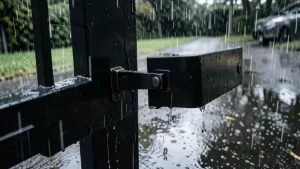 Ręczne otwieranie bramy wjazdowej