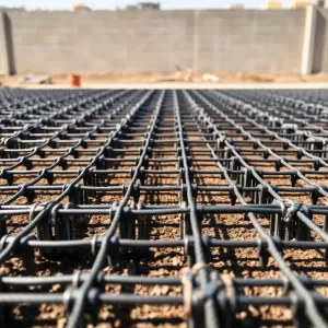 Siatka zbrojeniowa do płyty fundamentowej