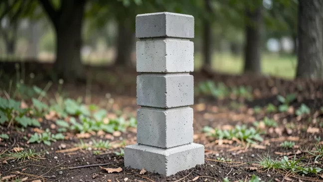 Słupek betonowy na 3 płyty cena