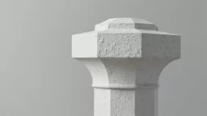 Słupek betonowy na 4 płyty waga