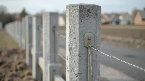 Słupki betonowe na 6 płyt