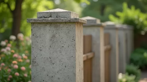 Słupki ogrodzeniowe betonowe do płyt