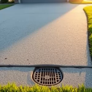 Spadek podjazdu do garażu