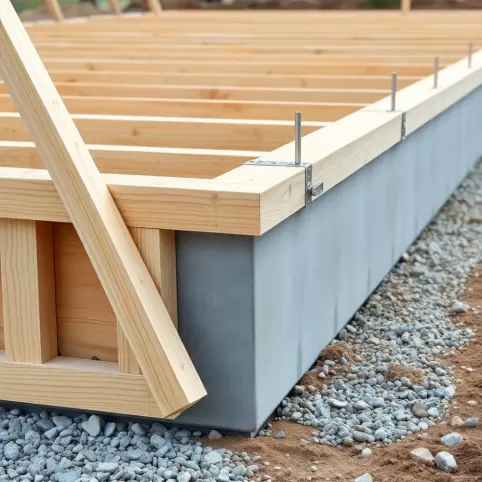 Szalunek płyty fundamentowej