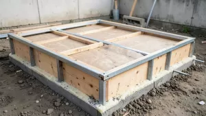 Szalunek płyty fundamentowej XPS