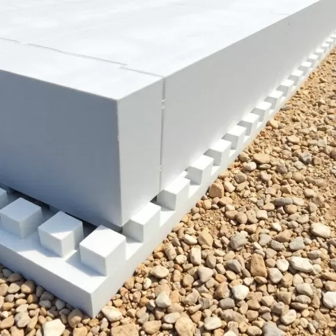 Szalunek płyty fundamentowej XPS