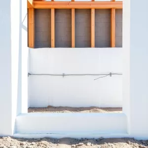 Szalunek styropianowy płyty fundamentowej