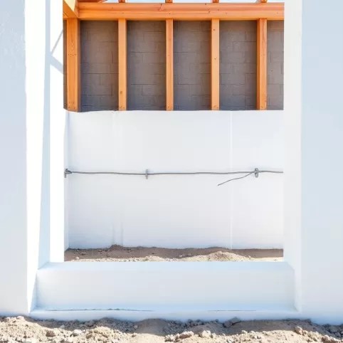 Szalunek styropianowy płyty fundamentowej