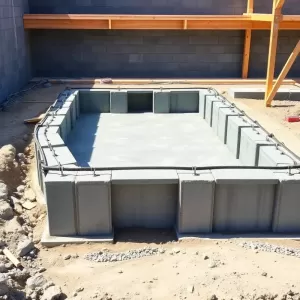 Szalunek tracony płyty fundamentowej