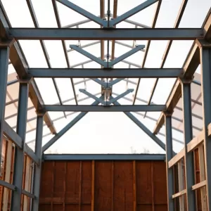 Szkielet garażu blaszanego cena