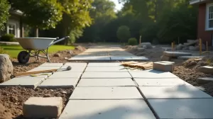 Układanie płyt betonowych cena