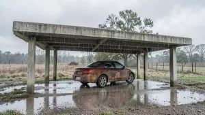 wiata z płyt betonowych