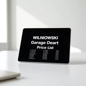 WIŚNIOWSKI bramy garażowe cennik