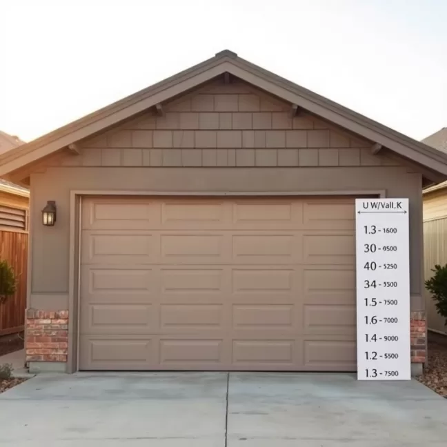 Współczynnik Przenikania Ciepła Brama Garażowa
