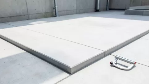 wypoziomowanie płyty betonowej