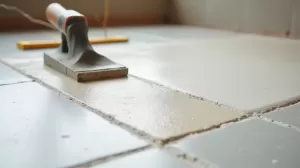 Wyrównanie posadzki betonowej klejem do płytek