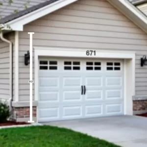 Wysokość bramy garażowej