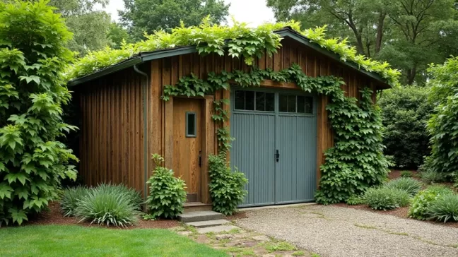 Zabudowa garażu blaszanego