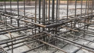 Zbrojenie naroży płyty fundamentowej