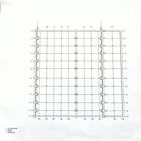 Zbrojenie płyty fundamentowej Rysunek