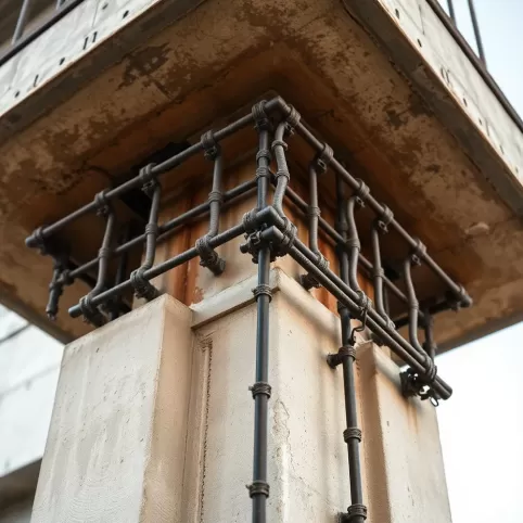 Zbrojenie Słupa W Ławie Fundamentowej