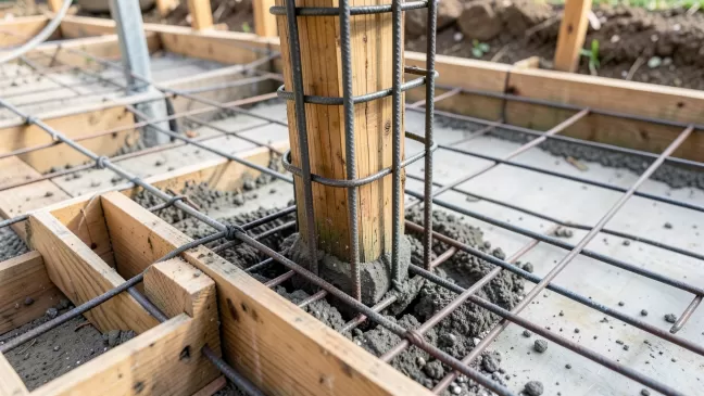 Zbrojenie Słupa W Ławie Fundamentowej