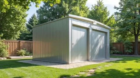 zgłoszenie garażu blaszanego