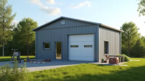 zgłoszenie postawienia garażu blaszanego wzór