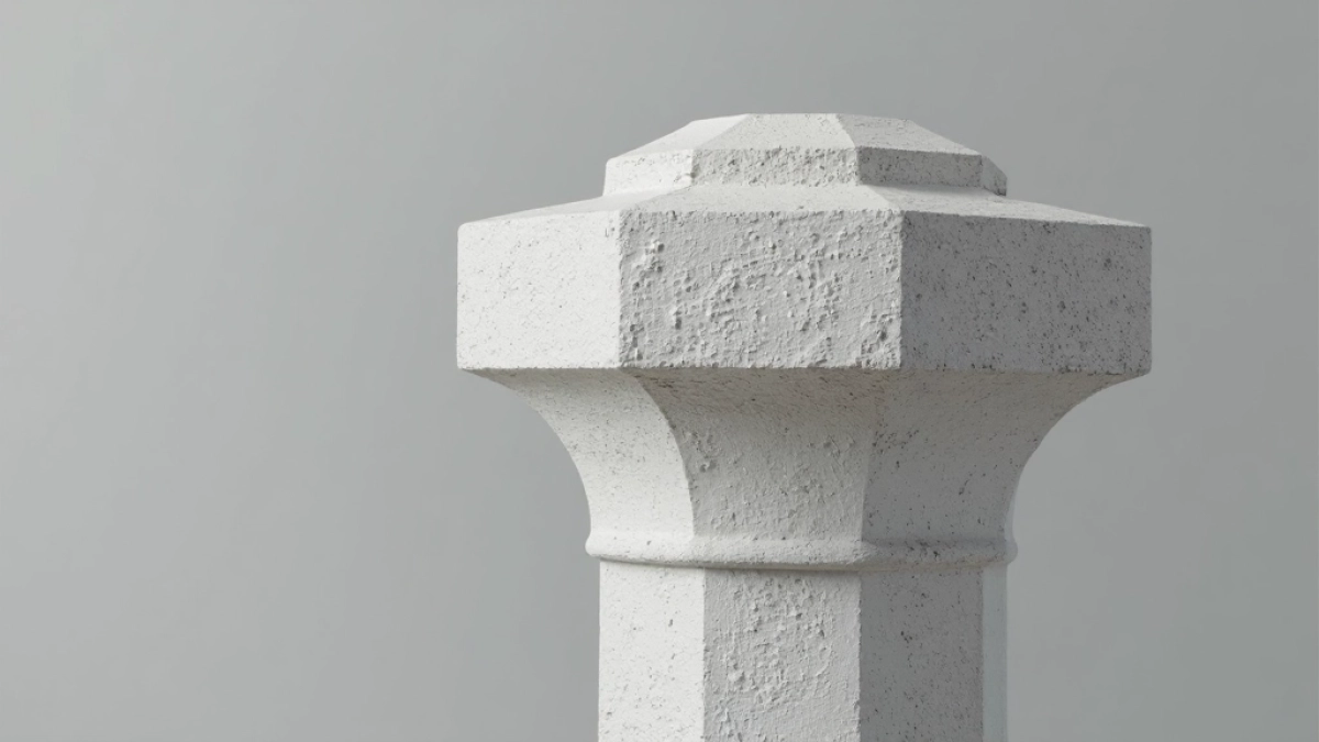 Słupek betonowy na 4 płyty waga