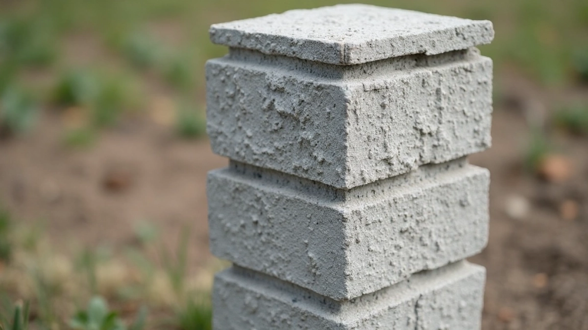 Słupek betonowy na 4 płyty wymiary