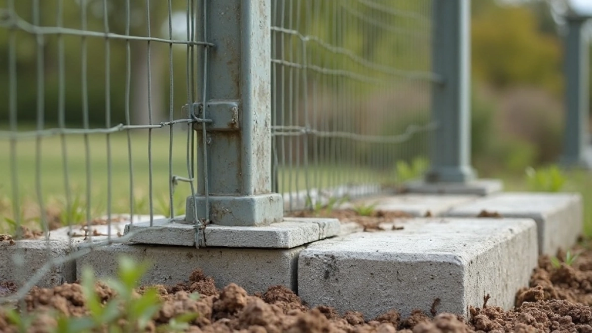 Słupki betonowe do płyt betonowych