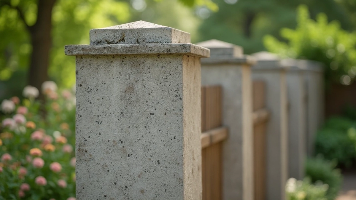 Słupki ogrodzeniowe betonowe do płyt