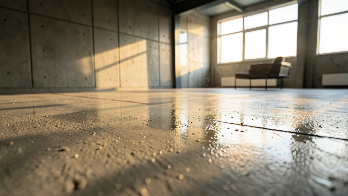 strop z płyt betonowych