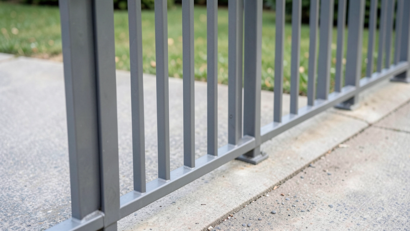 Szerokość przęseł w balustradzie podjazdu